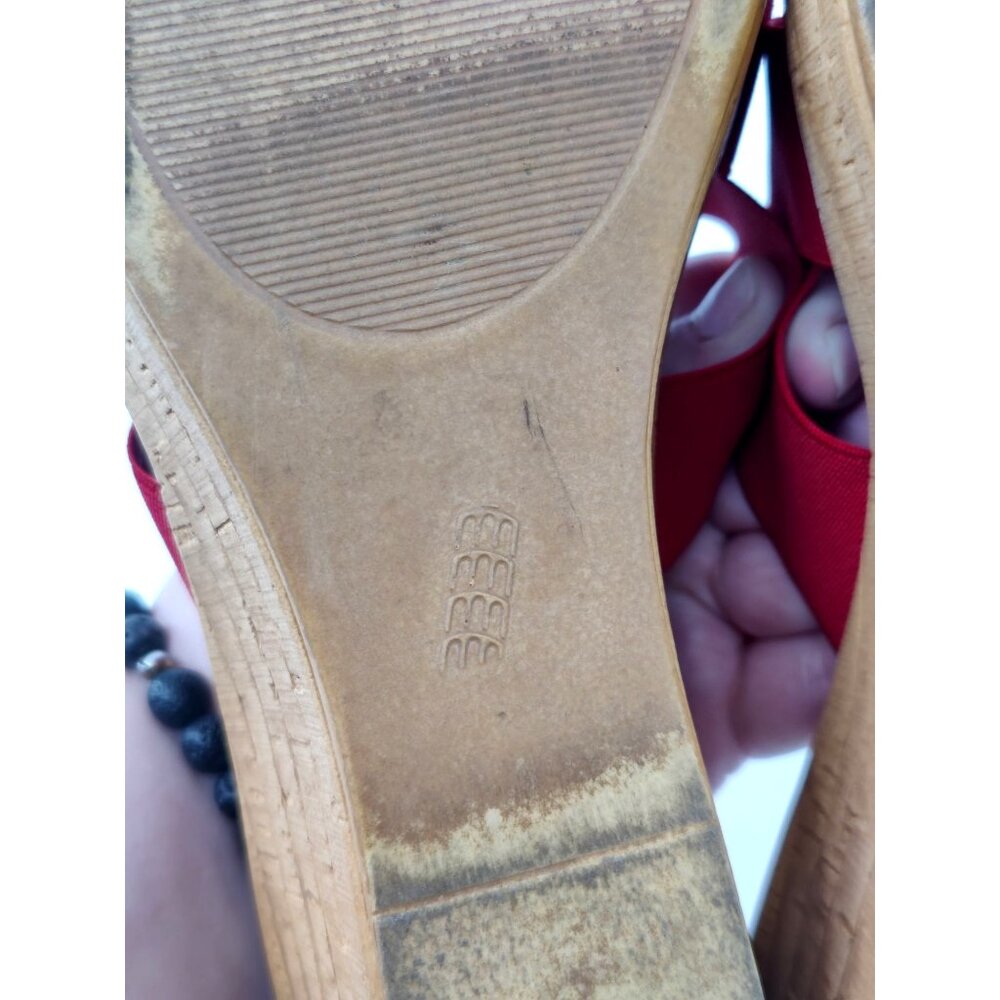 Italian Shoemakers Women's Open Toe Slide Wedge Sandals Size 10 - Picture 11 of 12